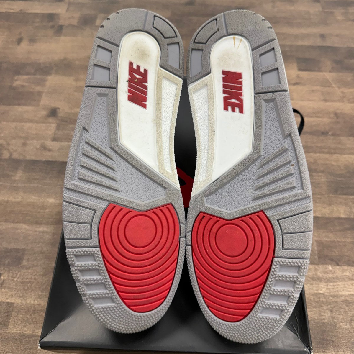 Jordan 3 Retro OG Black Cement (2024) Size 13 (Pre-Owned) - Image 4