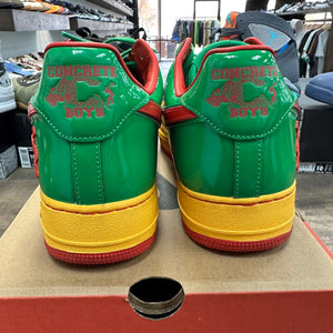 Nike Lil Yatchy Concrete Boys Lucky Green Nike Air Force 1 Low (USED) Size 14 (Pre-Owned) - Image 4