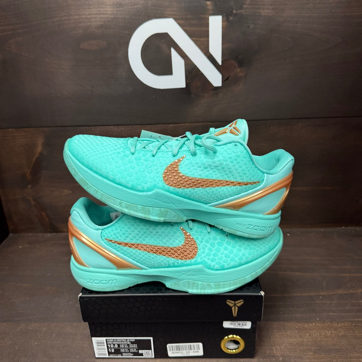 Nike Kobe 6 Protro Jalen Brunson Statue of Liberty - Image 1
