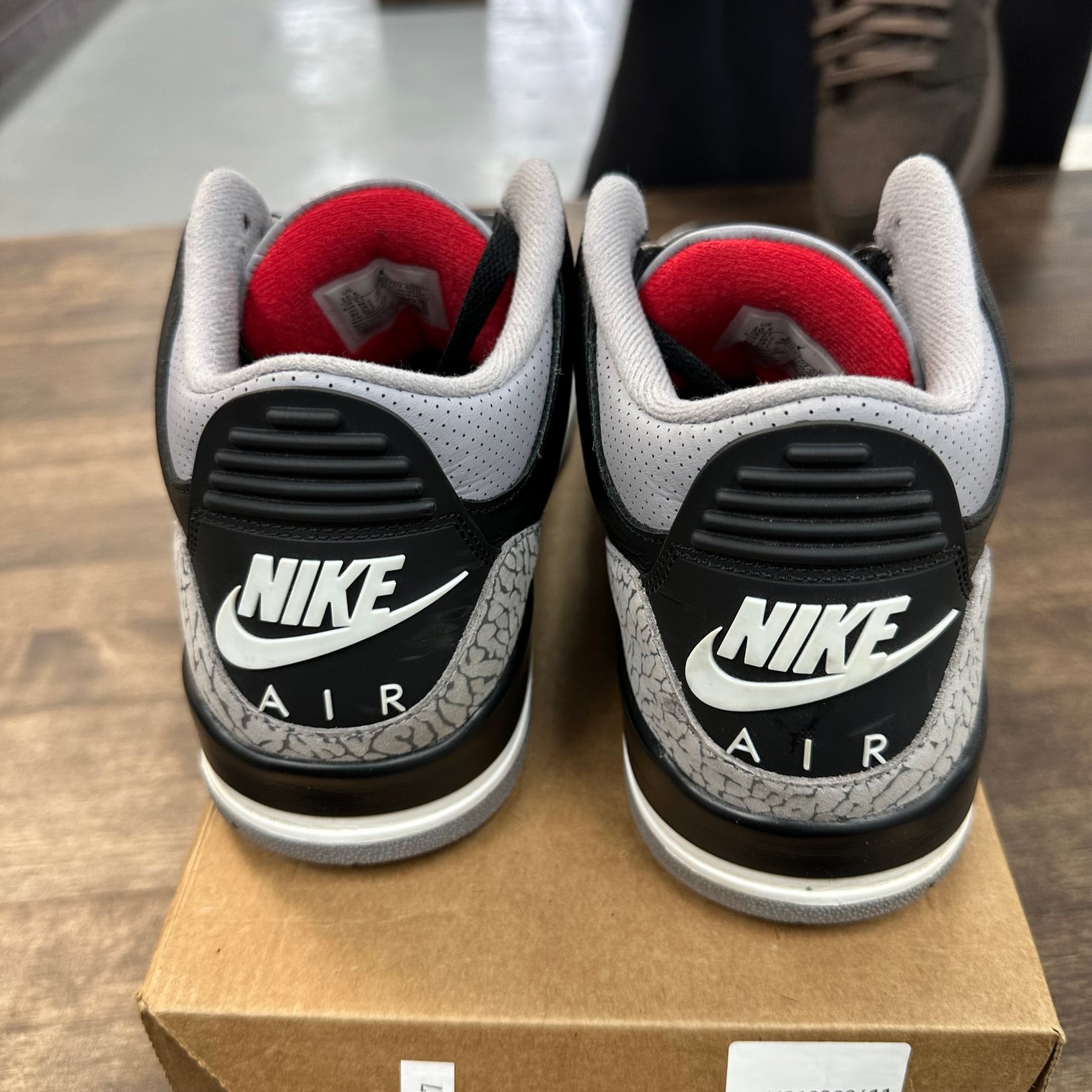 Black Cement Jordan 3 (2024) (USED,No Box)