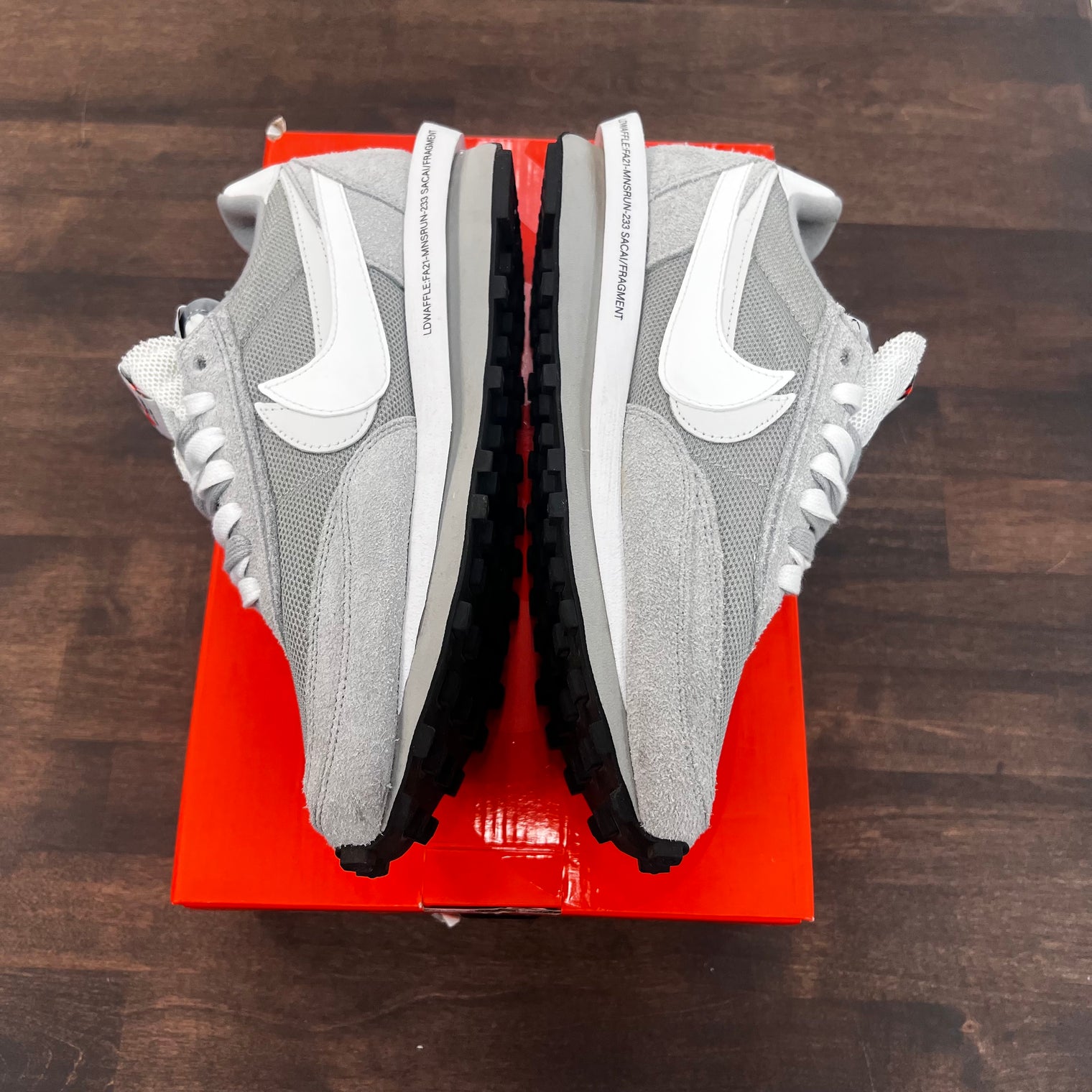 Sacai Fragment Grey Nike LD Waffle (USED)