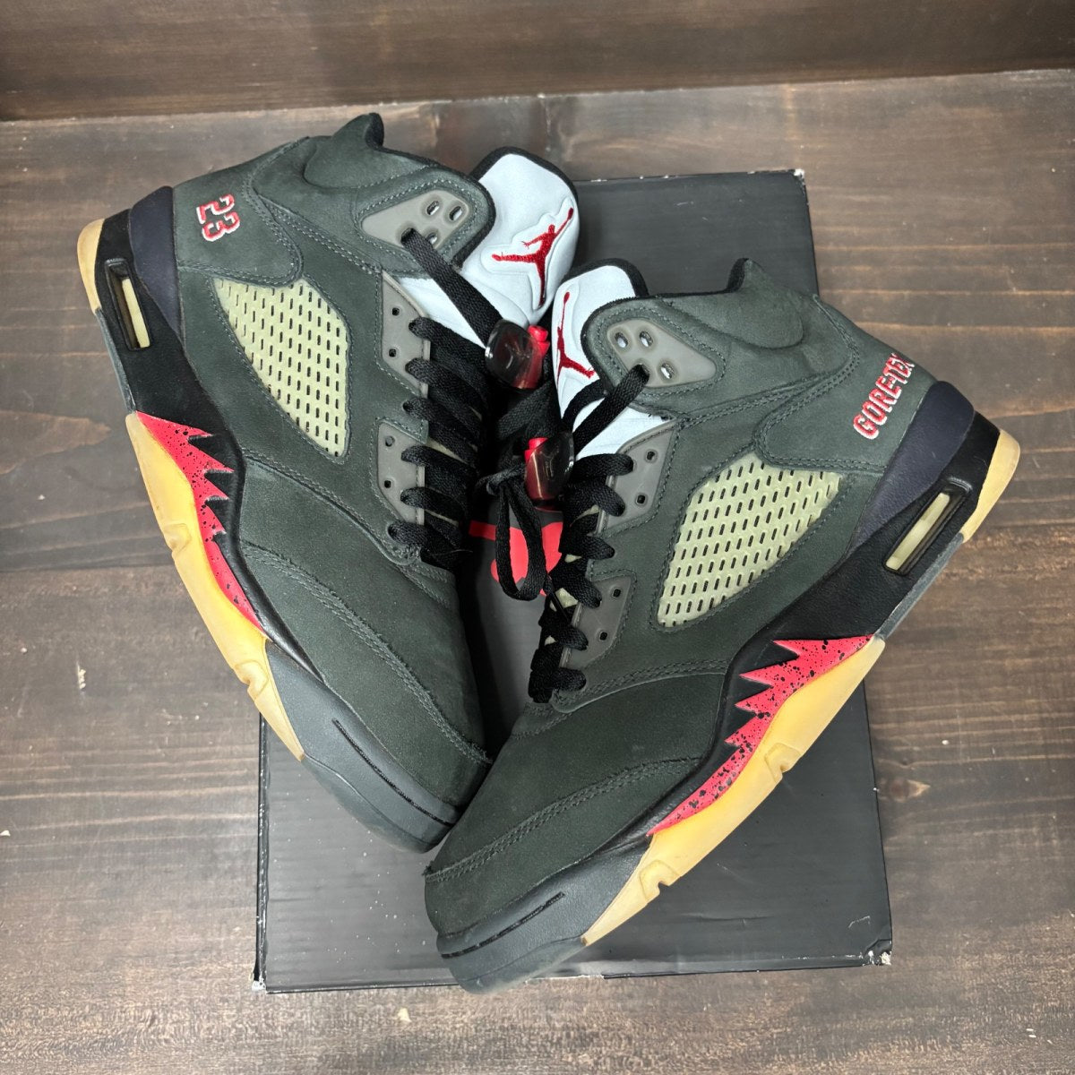 Jordan 5 Retro Gore-Tex Off Noir (Women's) - Image 2