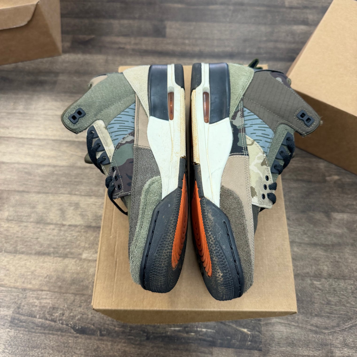 Jordan 3 Retro Patchwork Camo (USED, No Box)