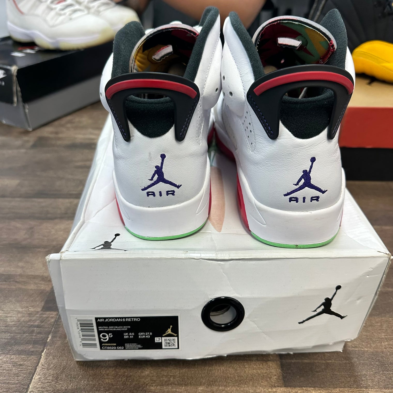 Hare Jordan 6 Retro (USED)