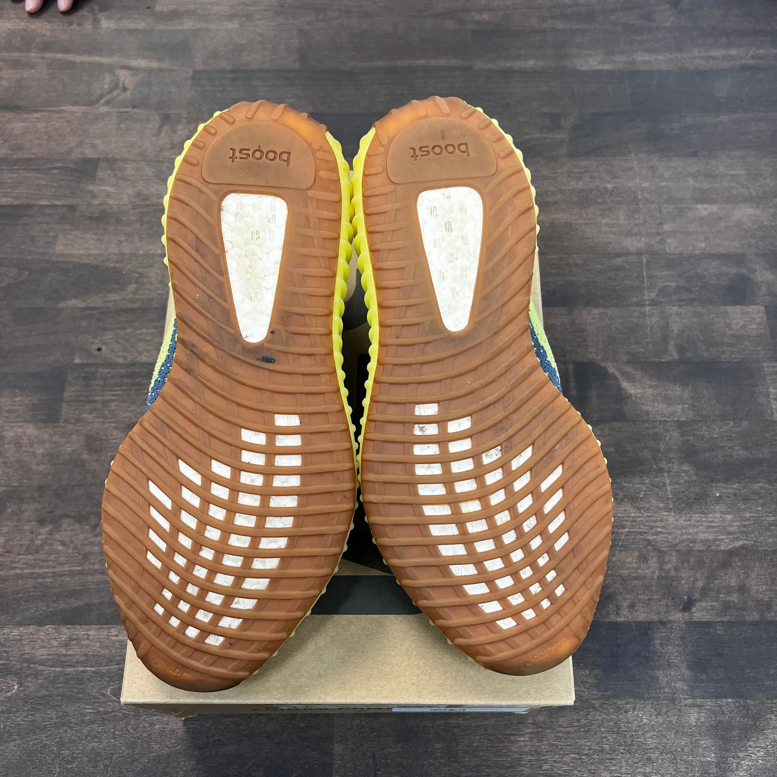 Semi Frozen Yellow Yeezy 350 (USED)