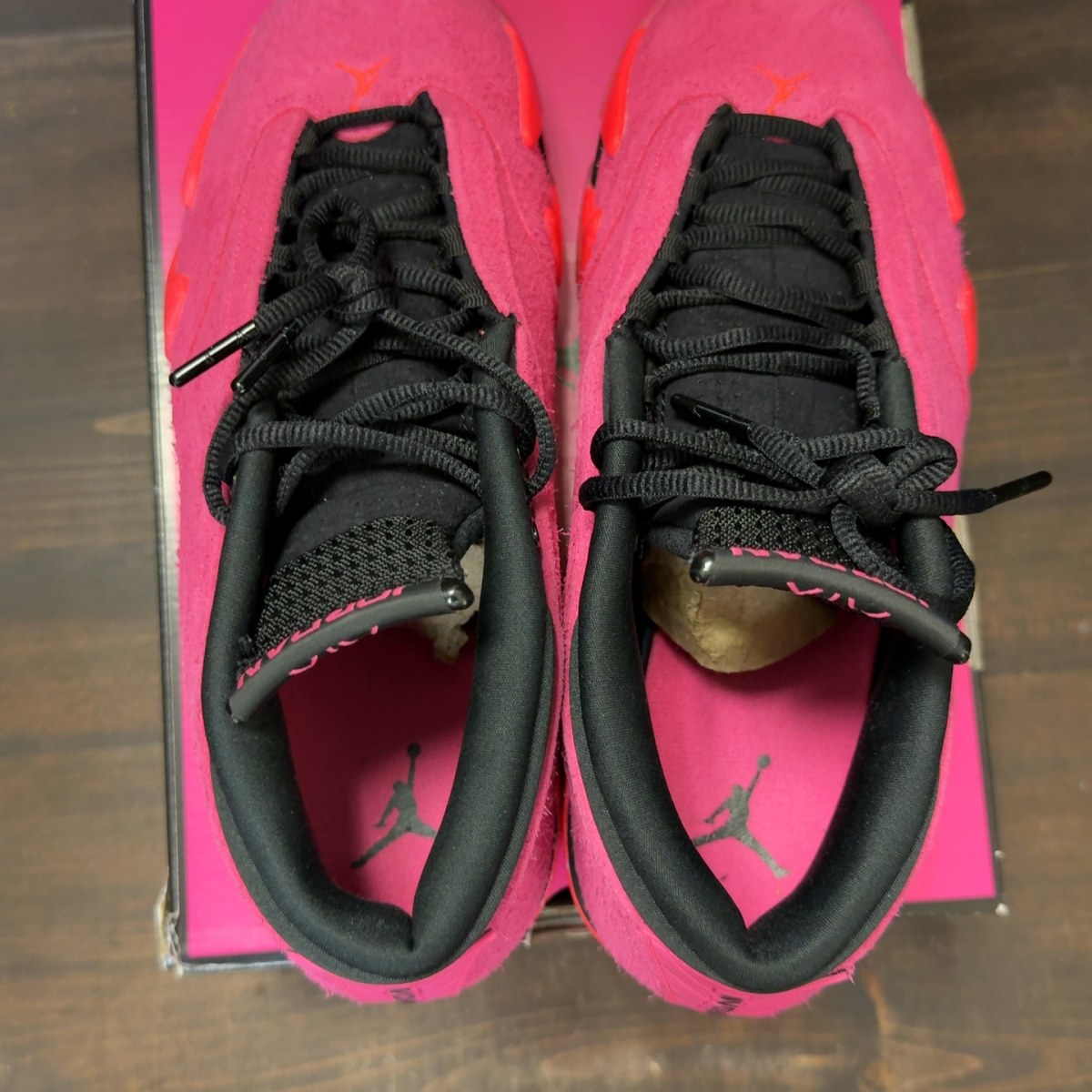 Jordan 14 Retro Low Shocking Pink (Women's) - Image 5