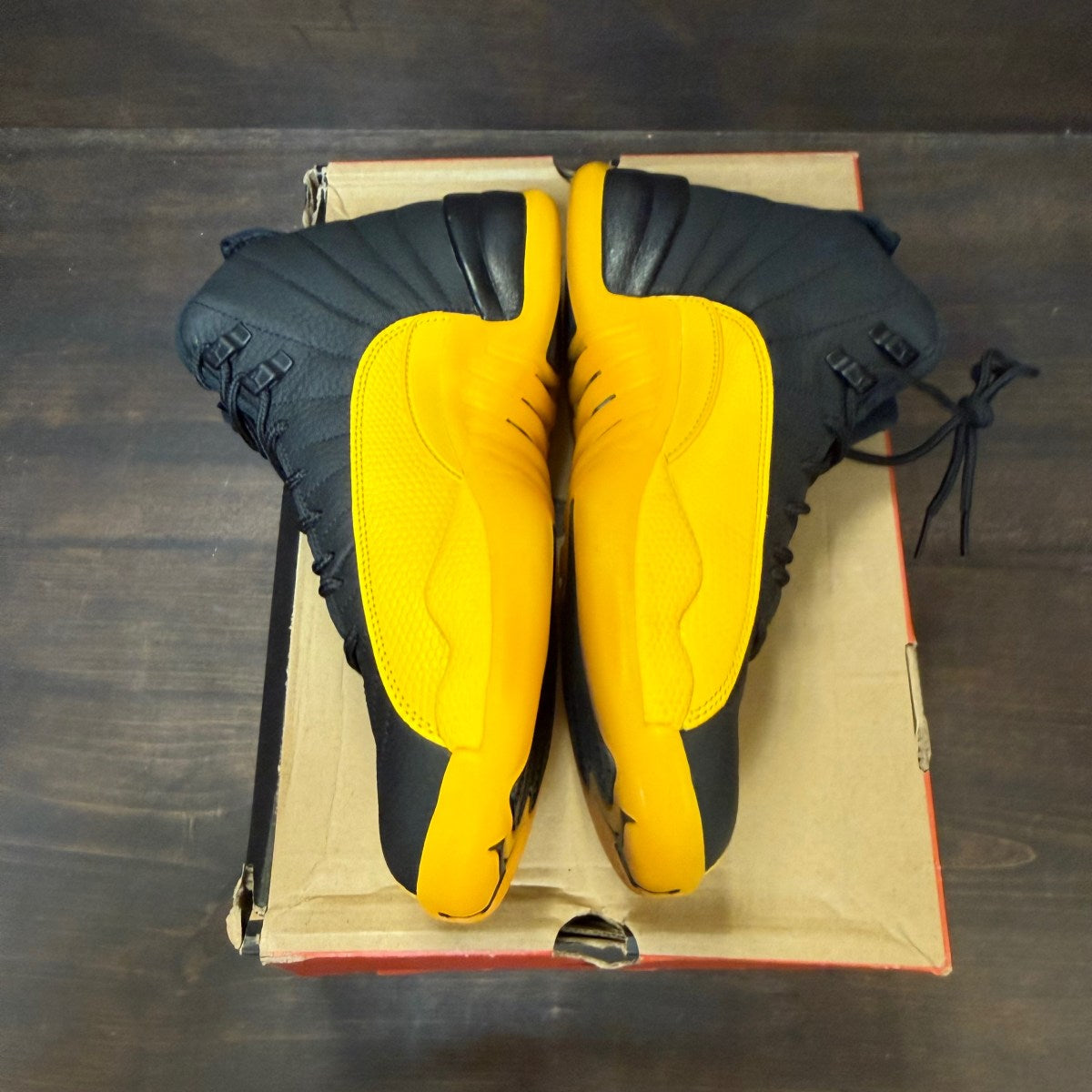 Jordan 12 Retro Black University Gold - Image 4