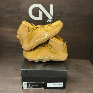 Nike LeBron 12 EXT Wheat Size 9 (Pre-Owned) - front