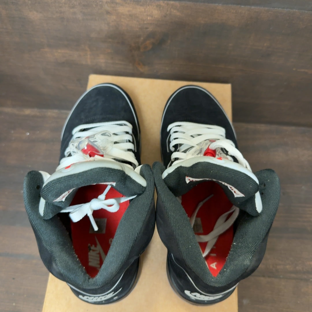 Jordan 5 Retro OG Black Metallic Reimagined Size 9 (Pre-Owned) - Image 5