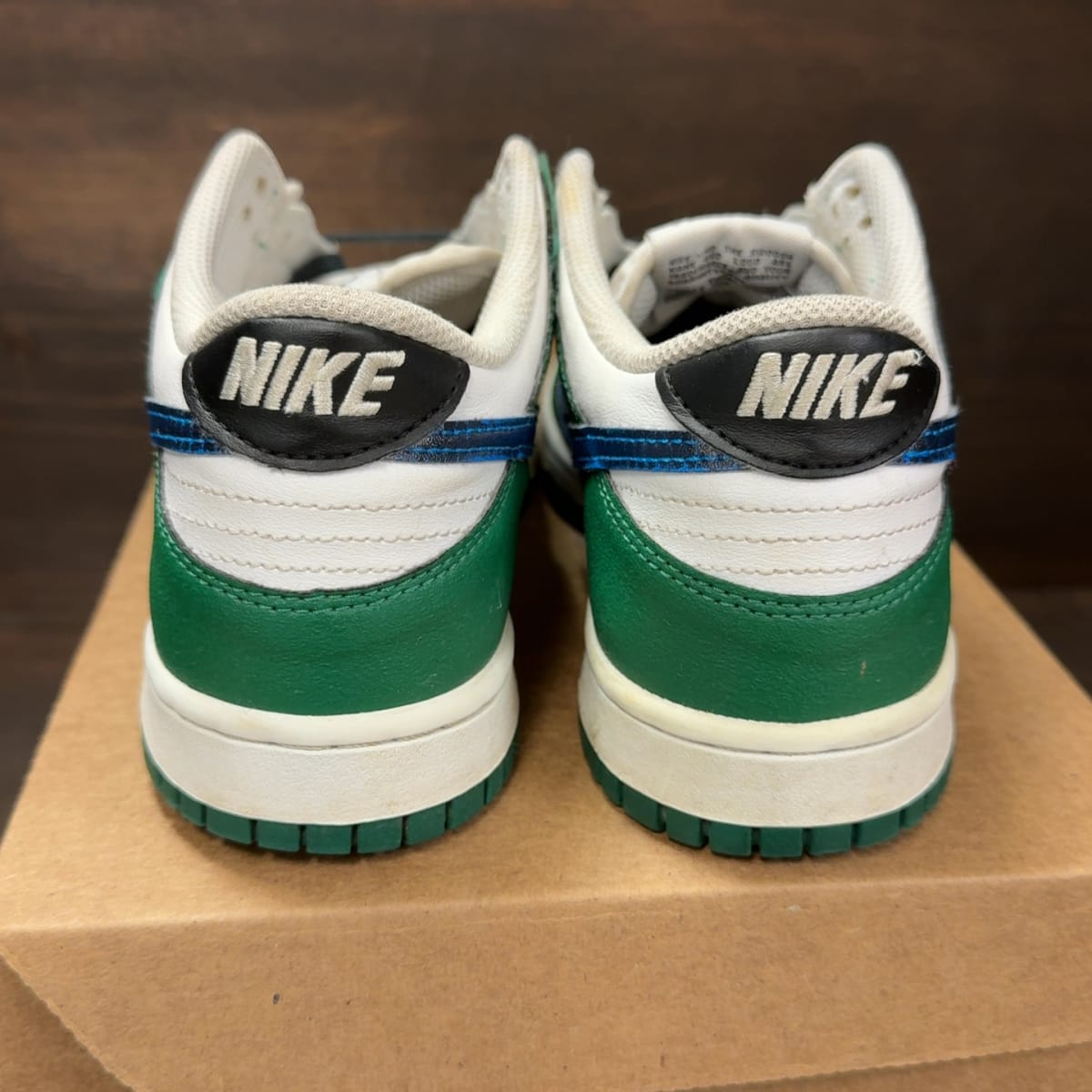 Nike Dunk Low White Malachite (GS) Size 7Y (Pre-Owned) - aux