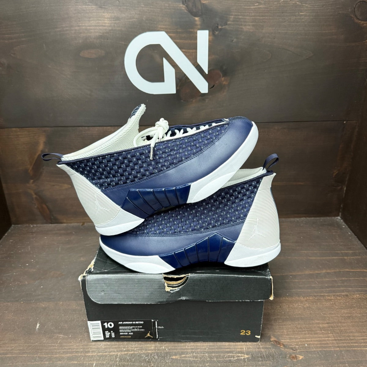 Jordan 15 Retro Obsidian - Image 1