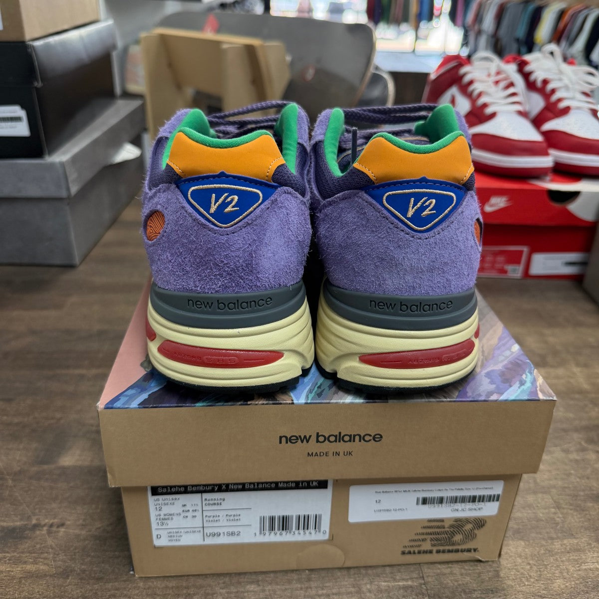 New Balance 991v2 MiUK Salehe Bembury Colors Be The Palette - Image 3