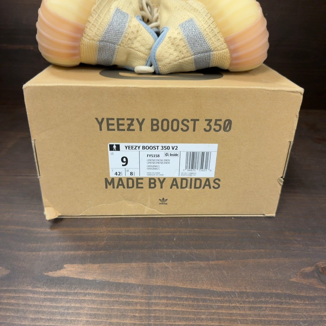 adidas Yeezy Boost 350 V2 Linen Size 9 (Pre-Owned)