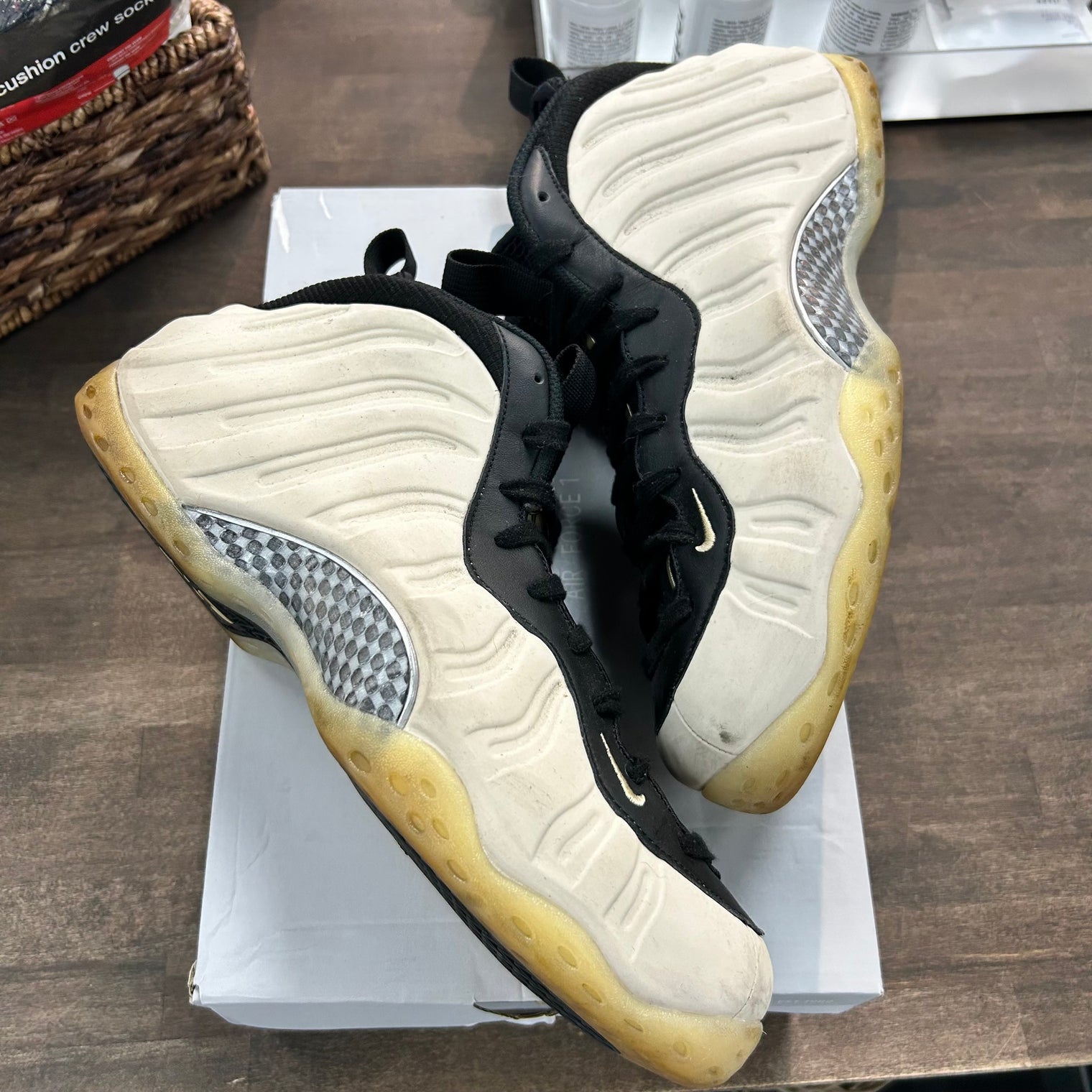 Light Orewood Foamposite One (USED, Replacement Box)