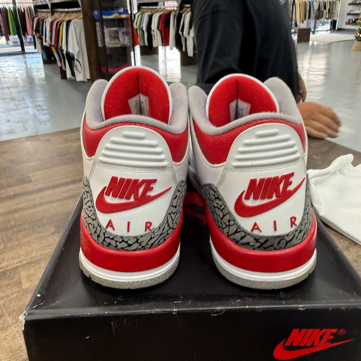 Fire Red Jordan 3 Retro (USED)