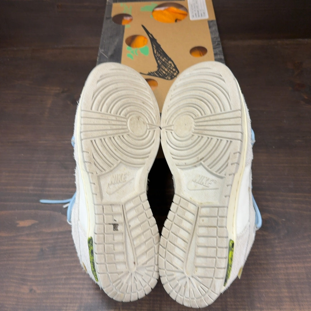 Nike Dunk Low Off-White Lot 38 Size 9 (Pre-Owned)