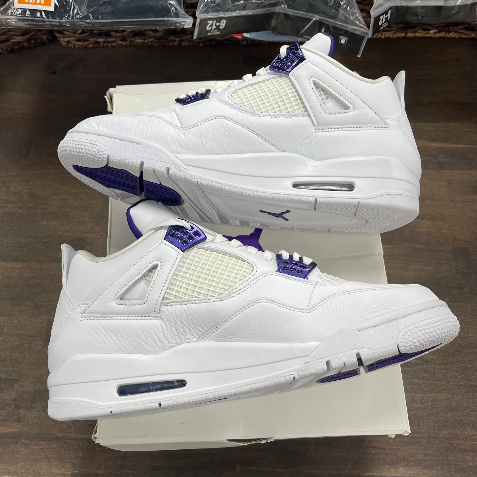 Metallic Purple Jordan 4 Retro (USED)