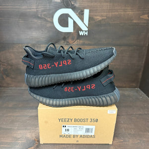 adidas Yeezy Boost 350 V2 Black Red - Image 1