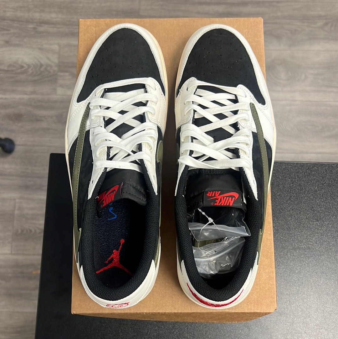 Jordan 1 Retro Low OG SP Travis Scott Olive (USED,no box)