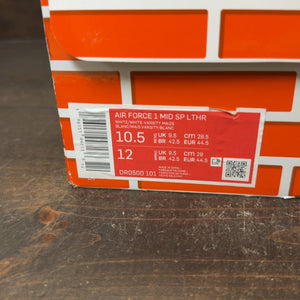Nike Air Force 1 Mid SP Off-White Varsity Maize - Image 6