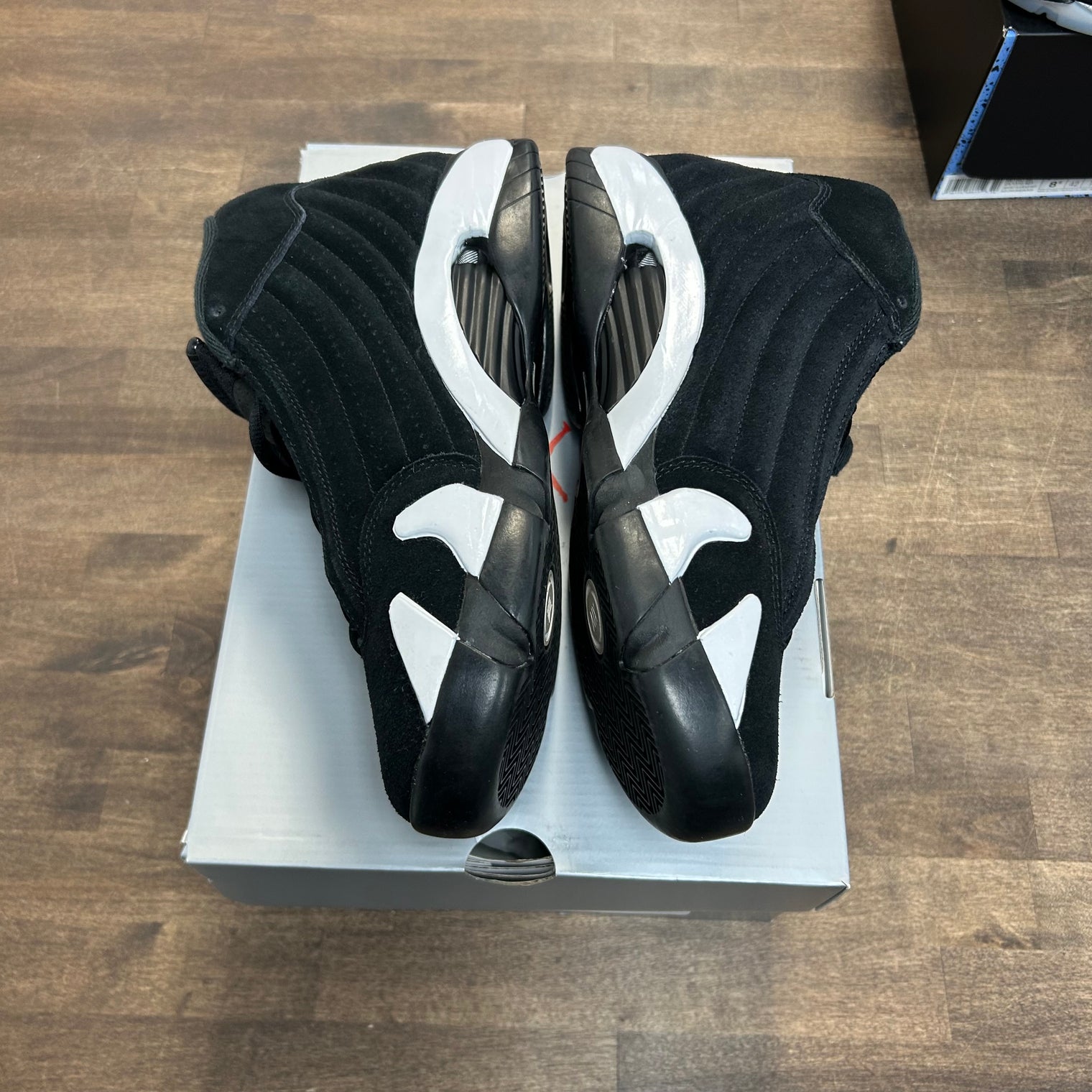 Black White Jordan 14 Retro (USED)