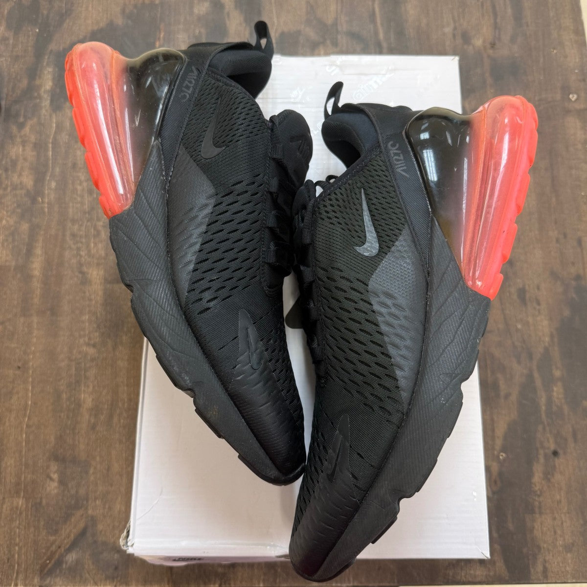 Nike Air Max 270 Black Hot Punch - Image 1