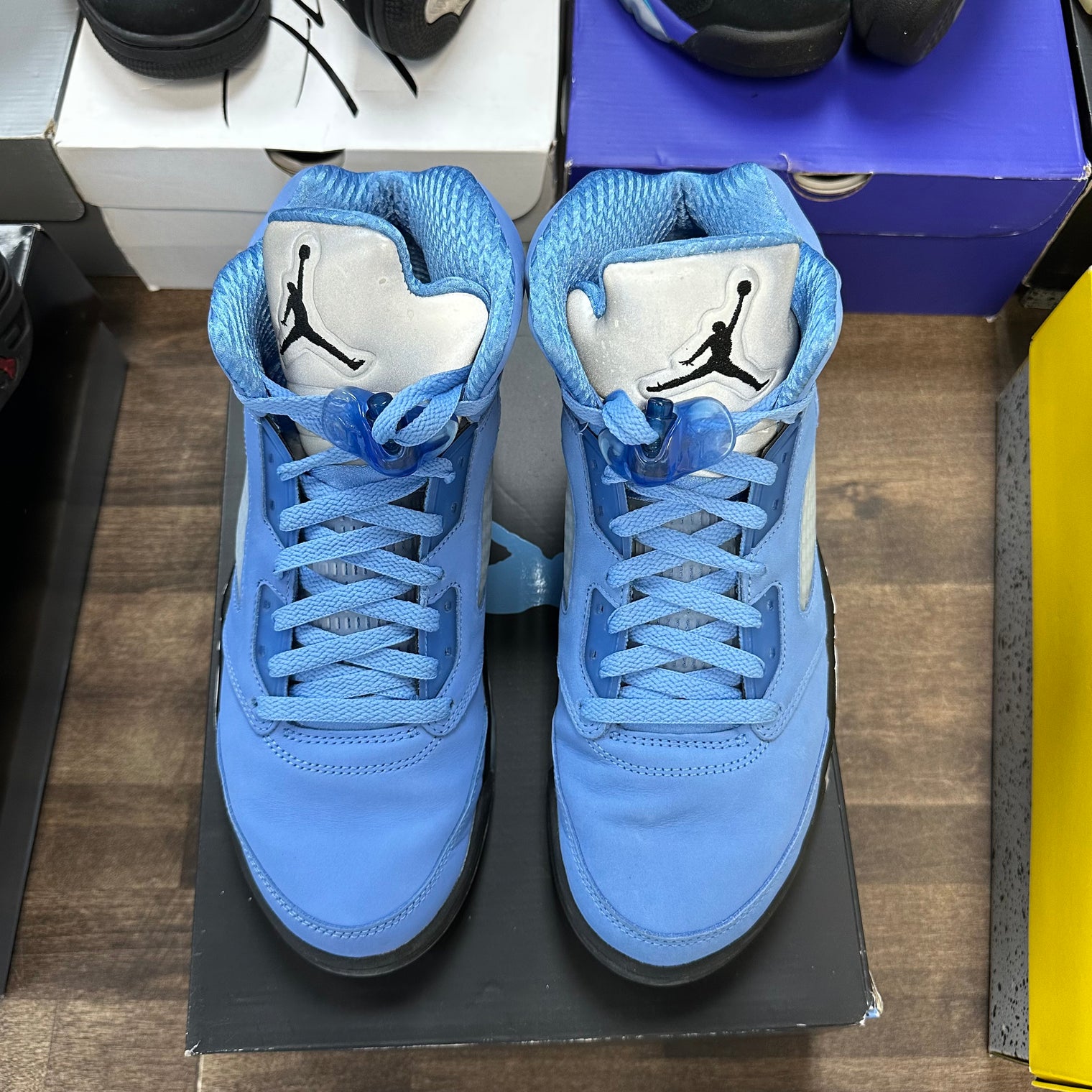 UNC University Blue Jordan 5 Retro (USED)