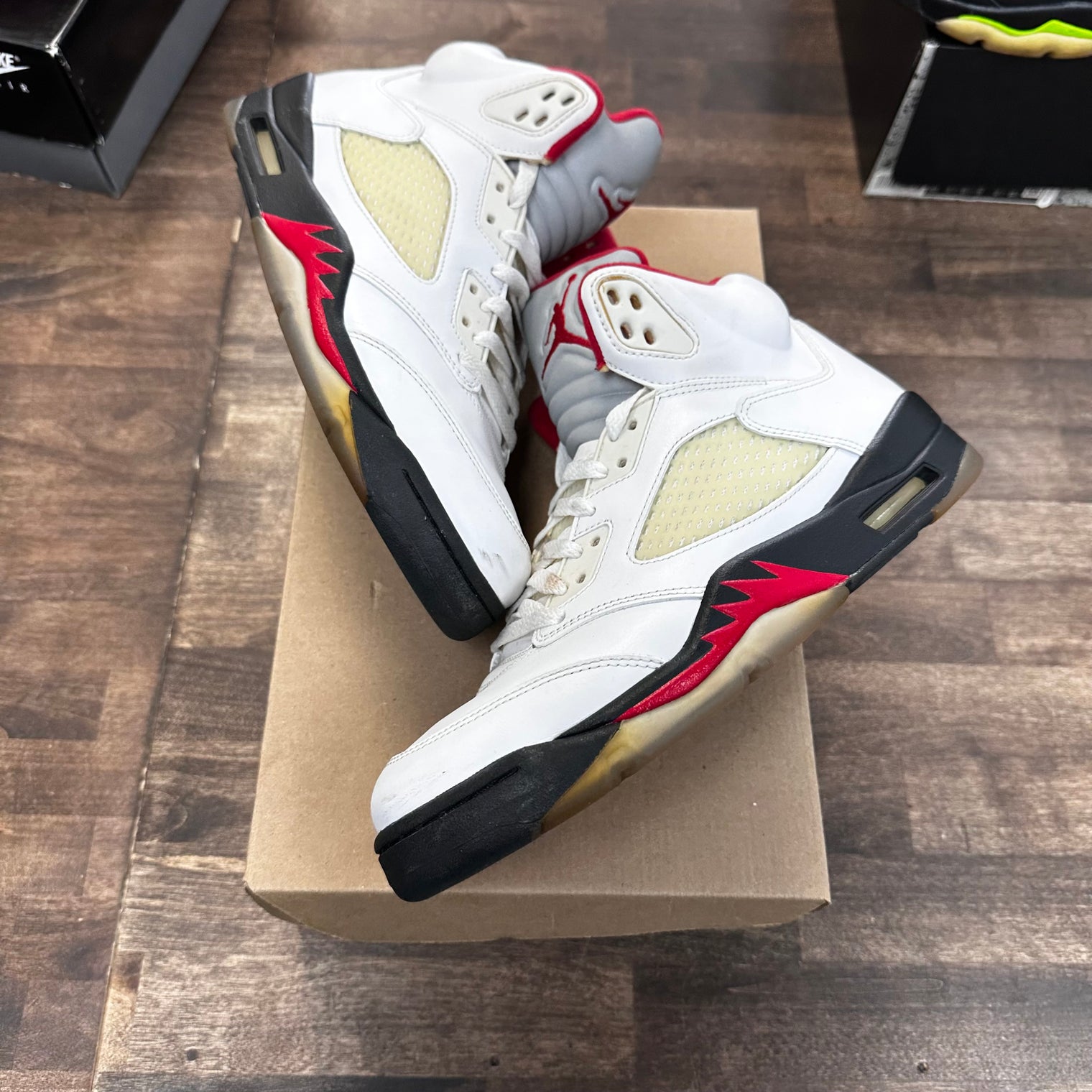 Fire Red Jordan 5 (2012) (USED, No Box)