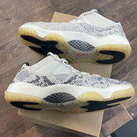 Snake Light Bone Jordan 11 Low (USED,No Box)