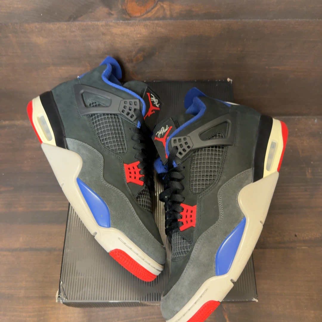 Jordan 4 Retro Rare Air (White Lettering) Size 13 (Pre-Owned) - Image 2