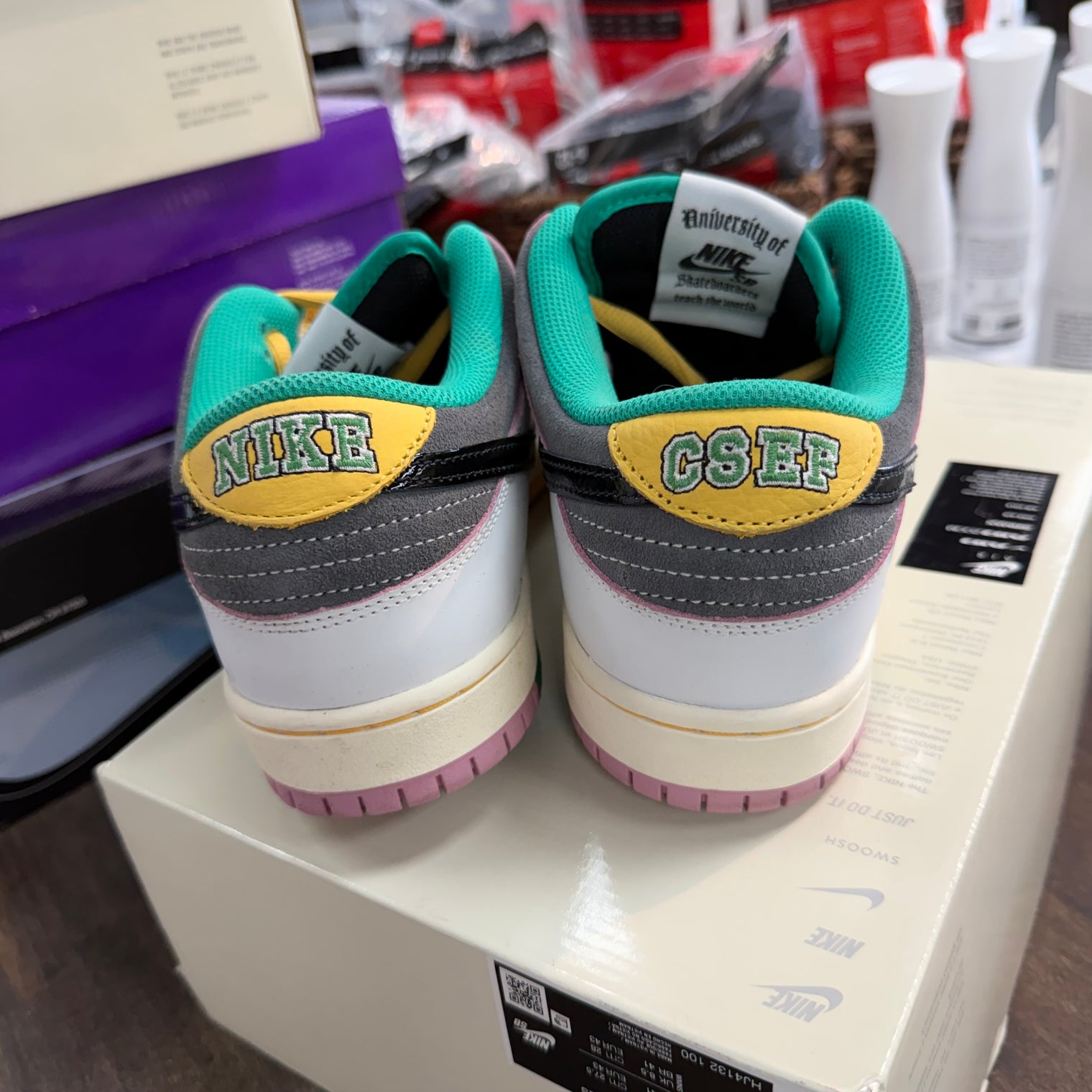 CSEF Nike SB Dunk Low (USED, No Lid)