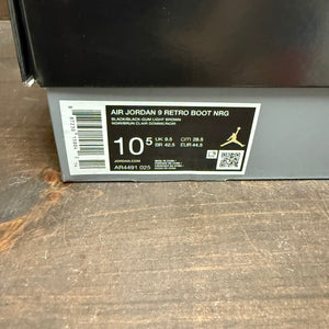 Jordan 9 Retro Boot NRG Black Light Gum - Image 7