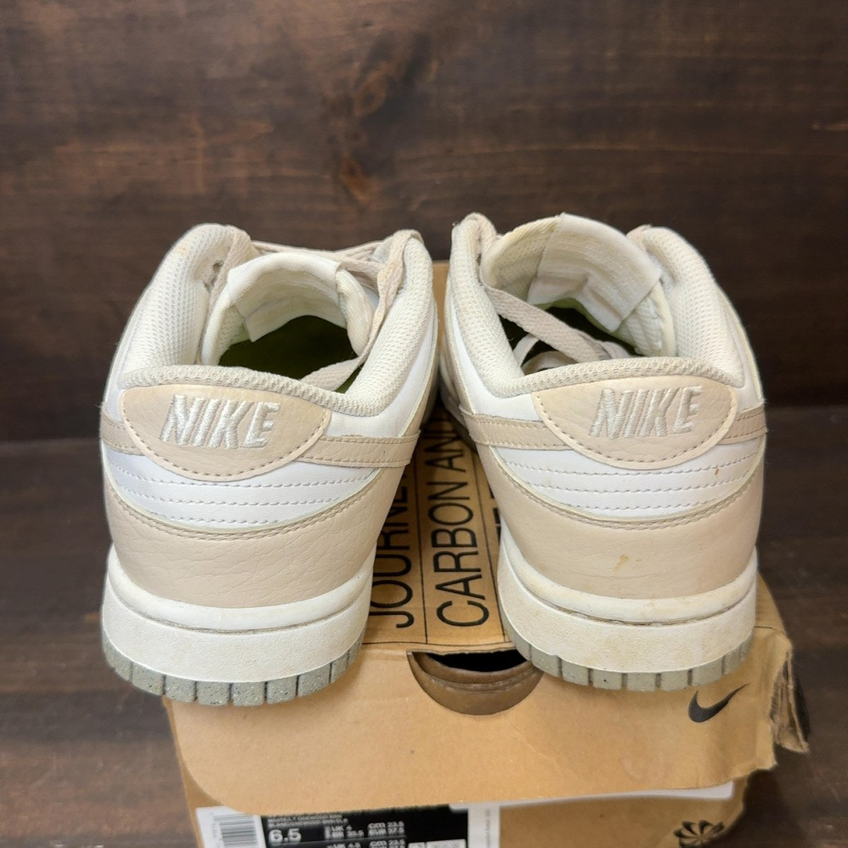 Nike Dunk Low Next Nature White Light Orewood Brown (Women's) - Image 4