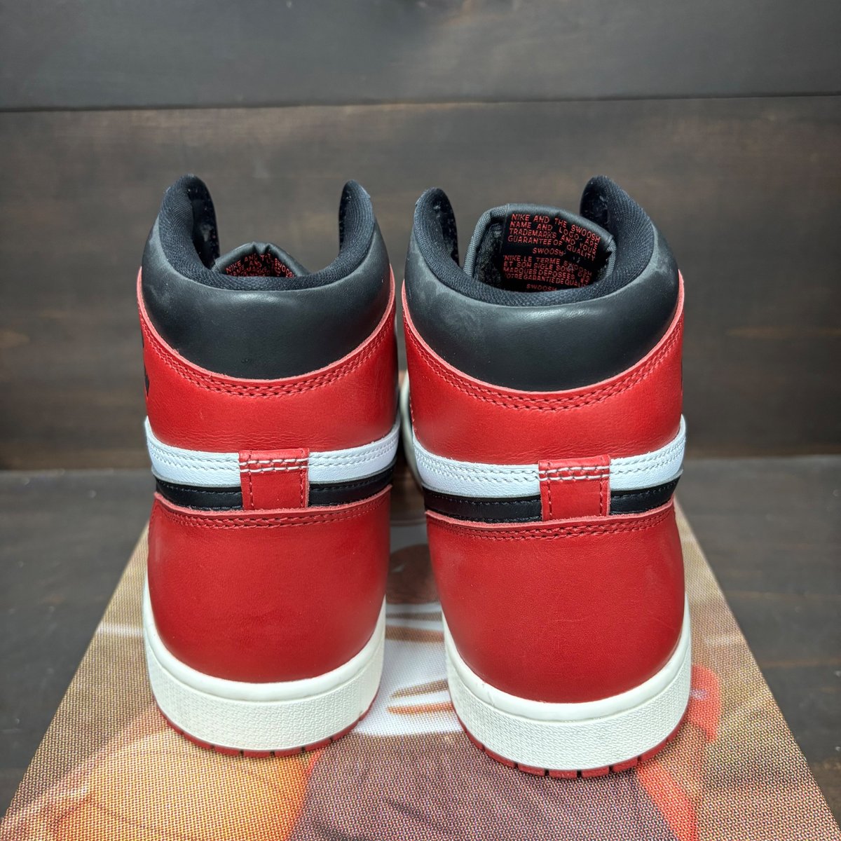 Jordan 1 Retro High OG Black Toe Reimagined Size 10 (Pre-Owned) - sole
