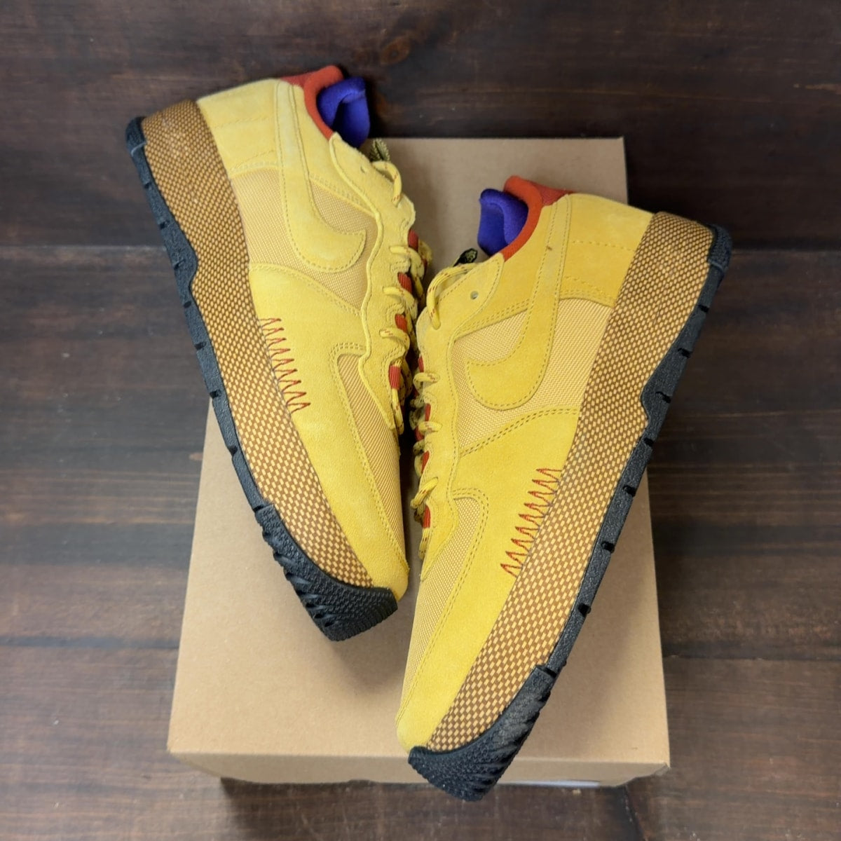 Nike Air Force 1 Wild Low Wheat Gold (Women's) Size 11W (Pre-Owned) - Image 2
