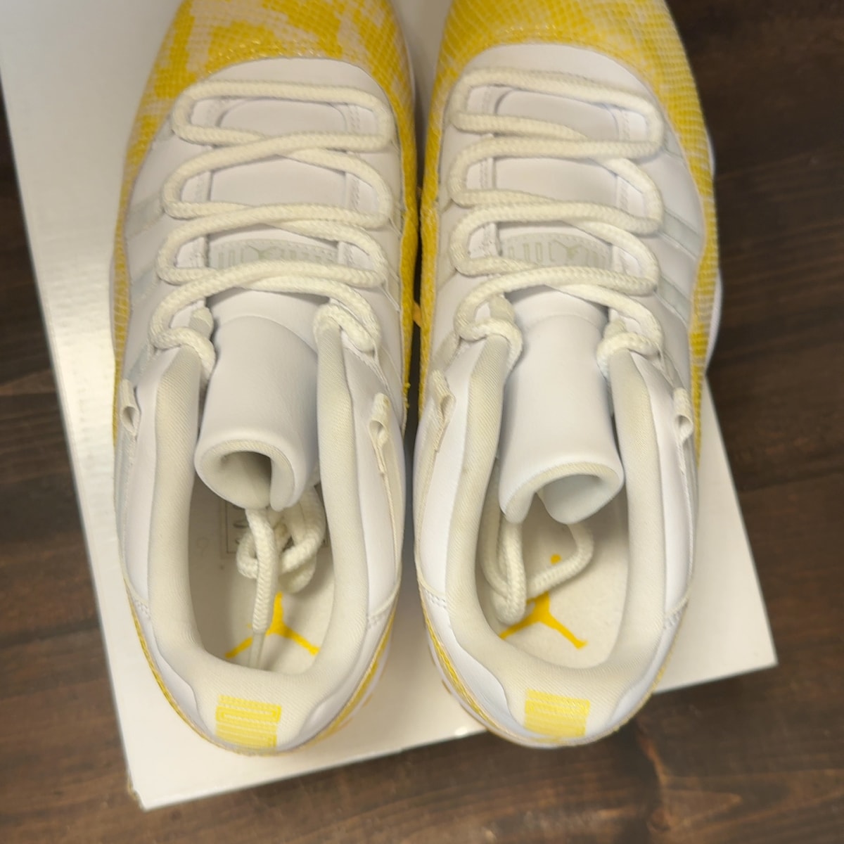 Jordan 11 Retro Low Yellow Snakeskin (Women's) - Image 5