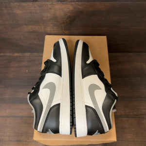 Jordan 1 Low Black White Grey (GS) Size 7Y (Pre-Owned) - Image 6