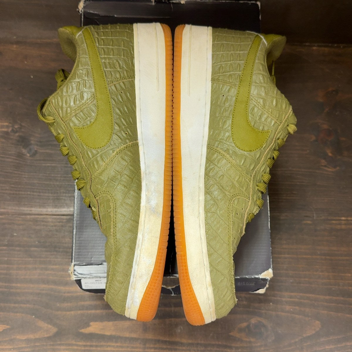 Nike Air Force 1 Low Militia Green Size 14 (Pre-Owned) - Image 4