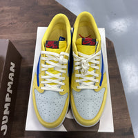 Travis Scott Canary Jordan 1 Low OG SP (W) (USED)