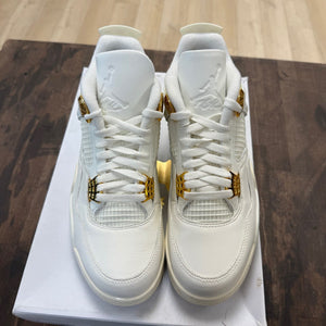 Jordan 4 Retro Metallic Gold (Women's) - Image 2