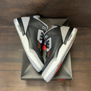 Jordan 3 Retro Black Cement (2024) (GS) - Image 2