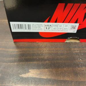 Jordan 1 Retro High OG Patent Bred Size 12.5 (Pre-Owned) - aux