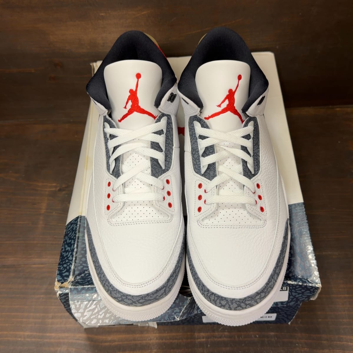 Jordan 3 Retro SE Fire Red Denim (2020) Size 13 - tag