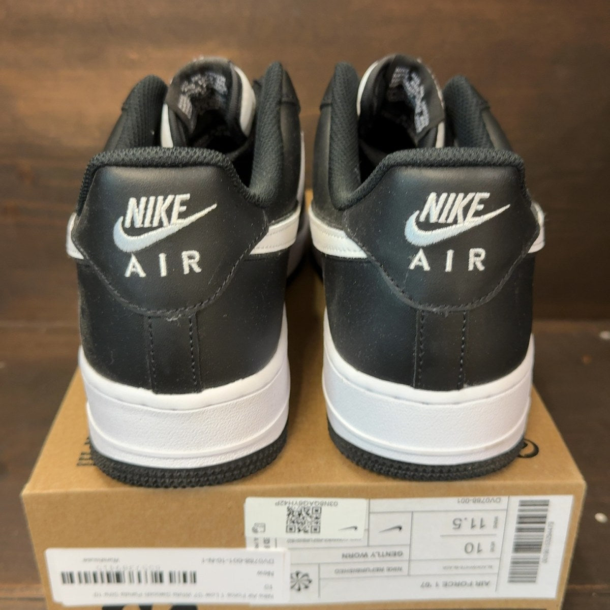Nike Air Force 1 Low '07 White Swoosh Panda - Image 5