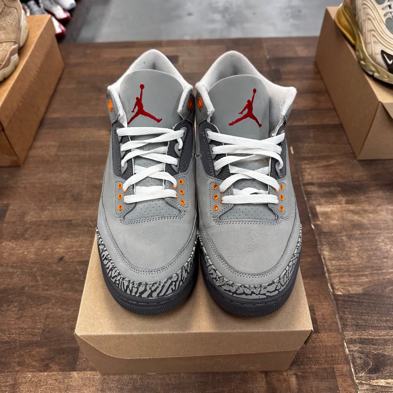Cool Grey Jordan 3 Retro (USED, No Box)