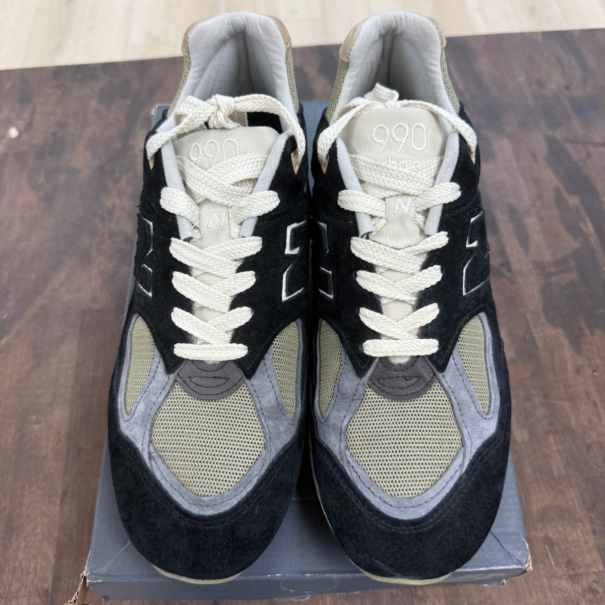 New Balance 990v2 MiUSA Teddy Santis Black True Camo Size 11 (Pre-Owned) - Image 2
