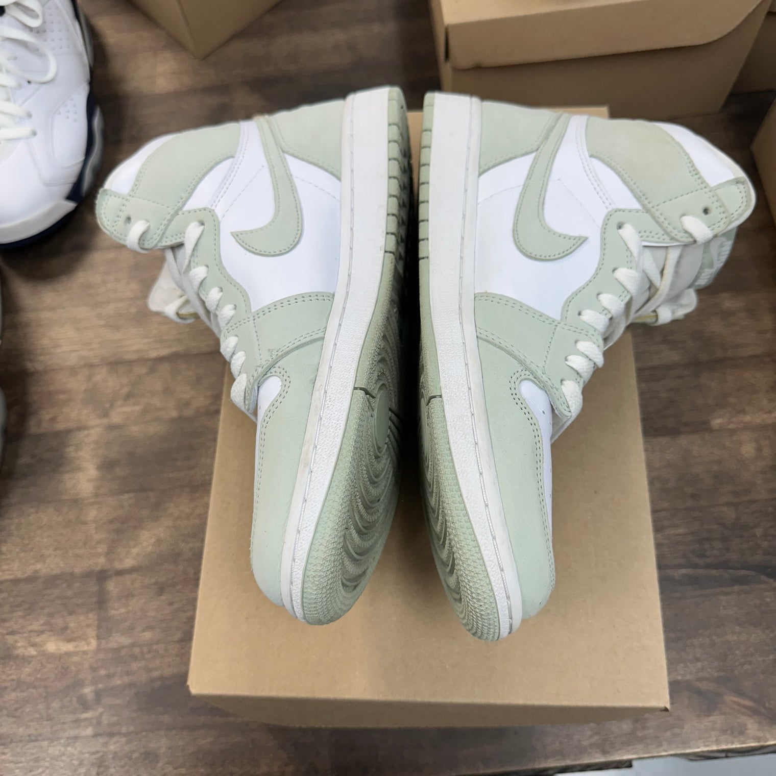 (W) Seafoam Jordan 1 High (USED,No Box)