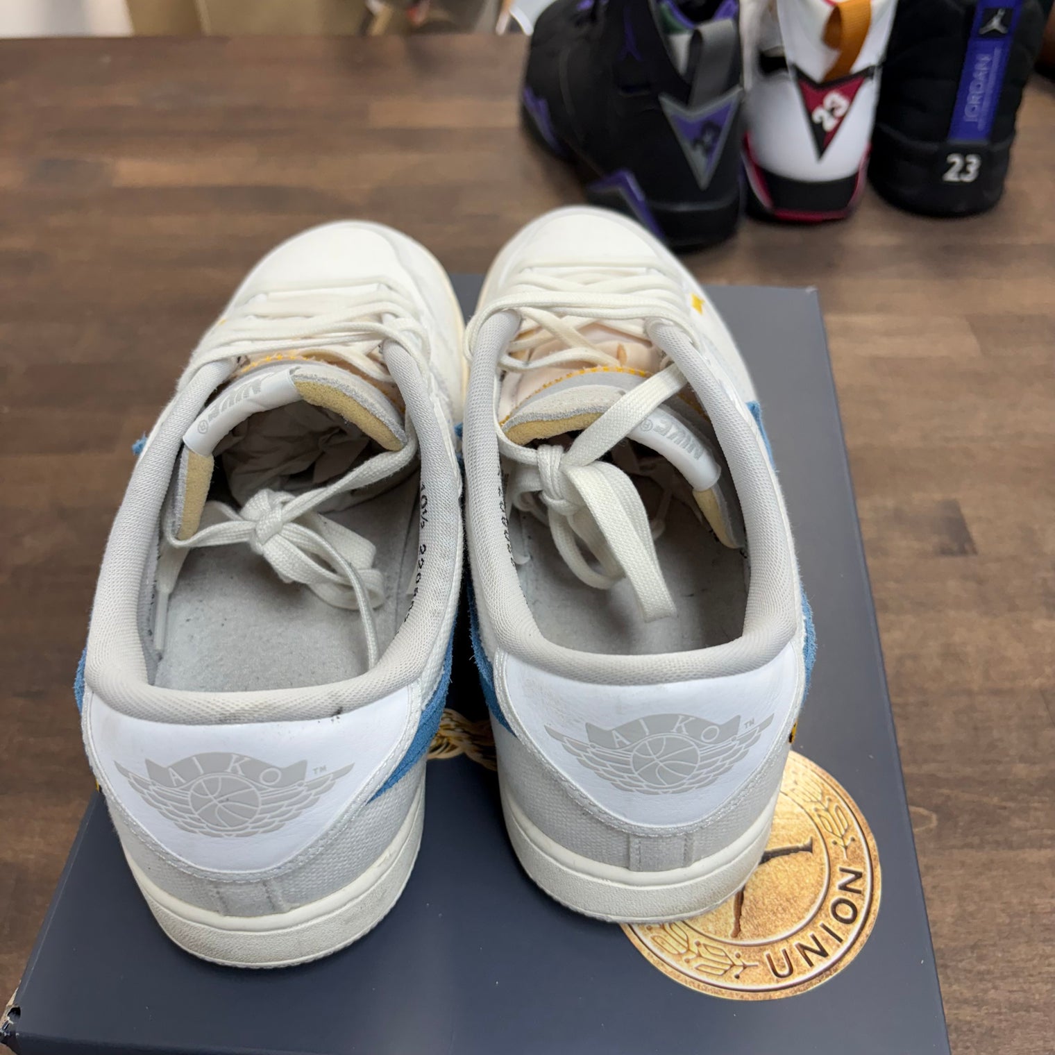 Union White Canvas Jordan 1 Retro AJKO Low SP (USED)