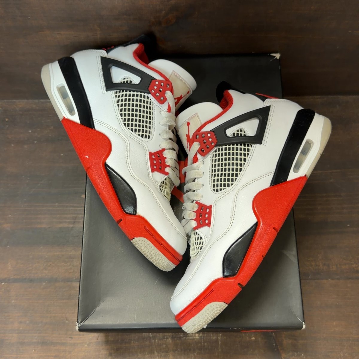 Jordan 4 Retro Fire Red (2020) Size 7.5 (Pre-Owned) - back