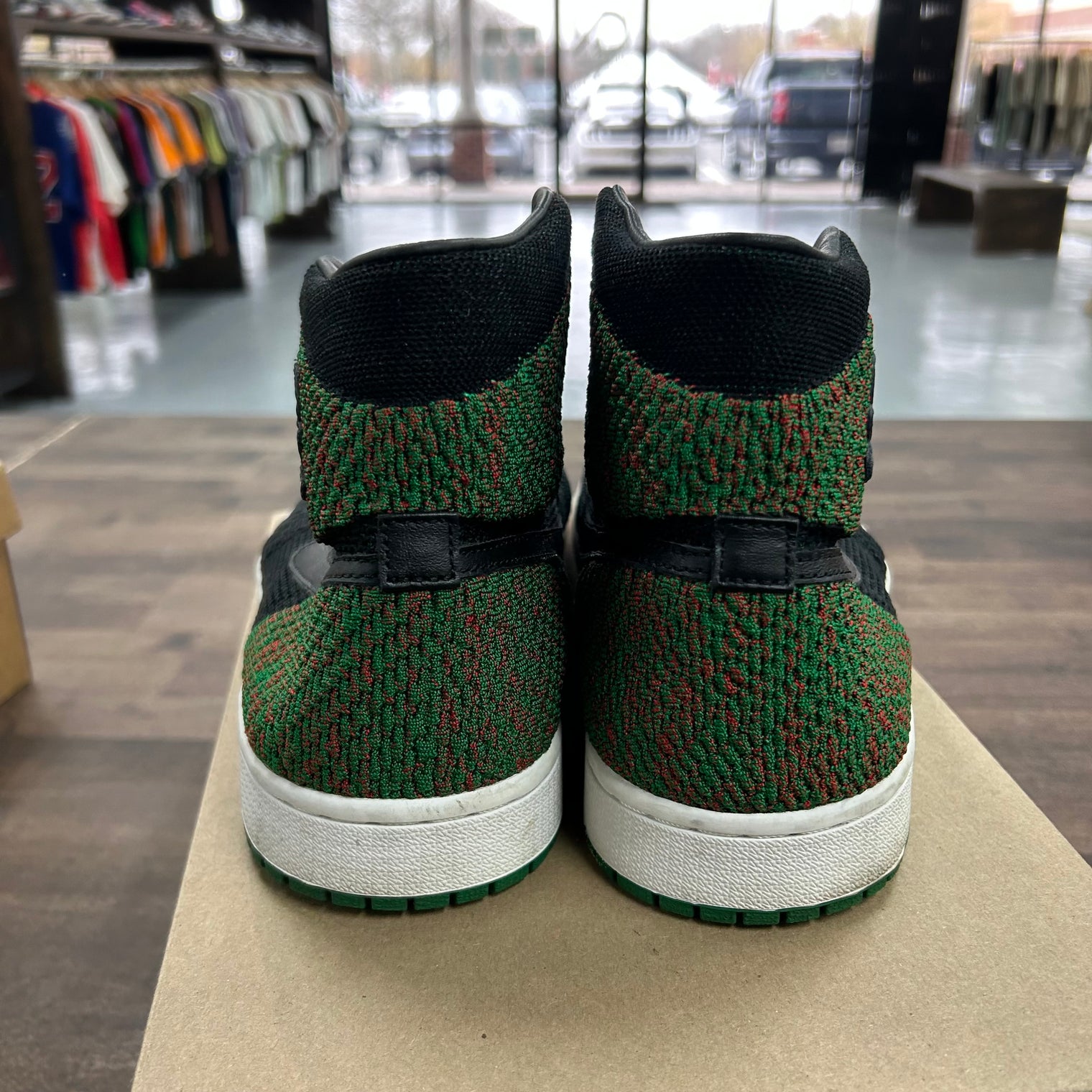 Black History Month Jordan 1 Retro High Flyknit (USED, No Box)